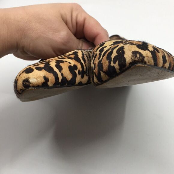 Corso Como Animal Print Pony Hair Hair on Hide Pointy Ballet Flats Size 7M - Picture 12 of 16